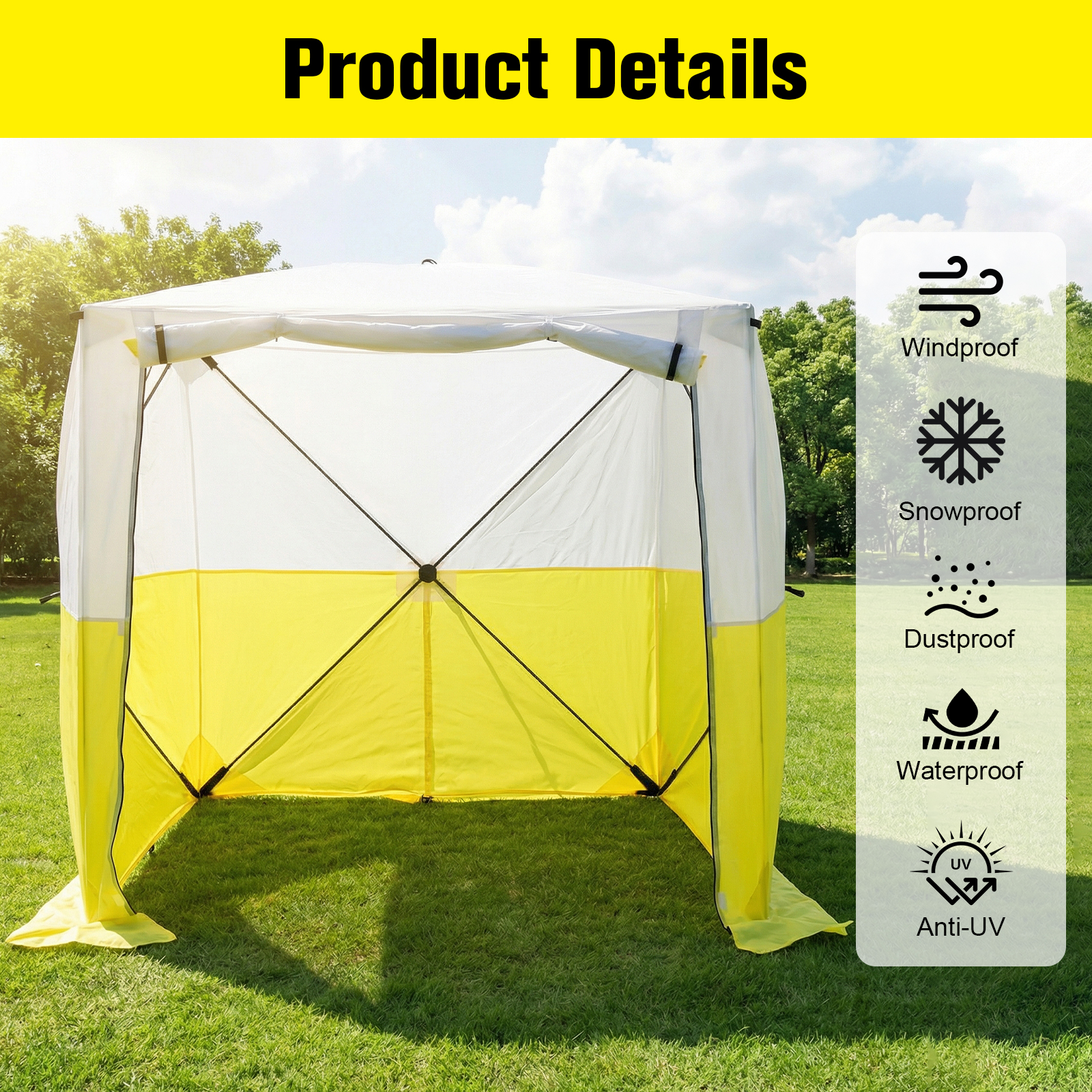 Instant Easy Up Canopy Tent Wa - Emergency Mylar Tent avaliação e preço