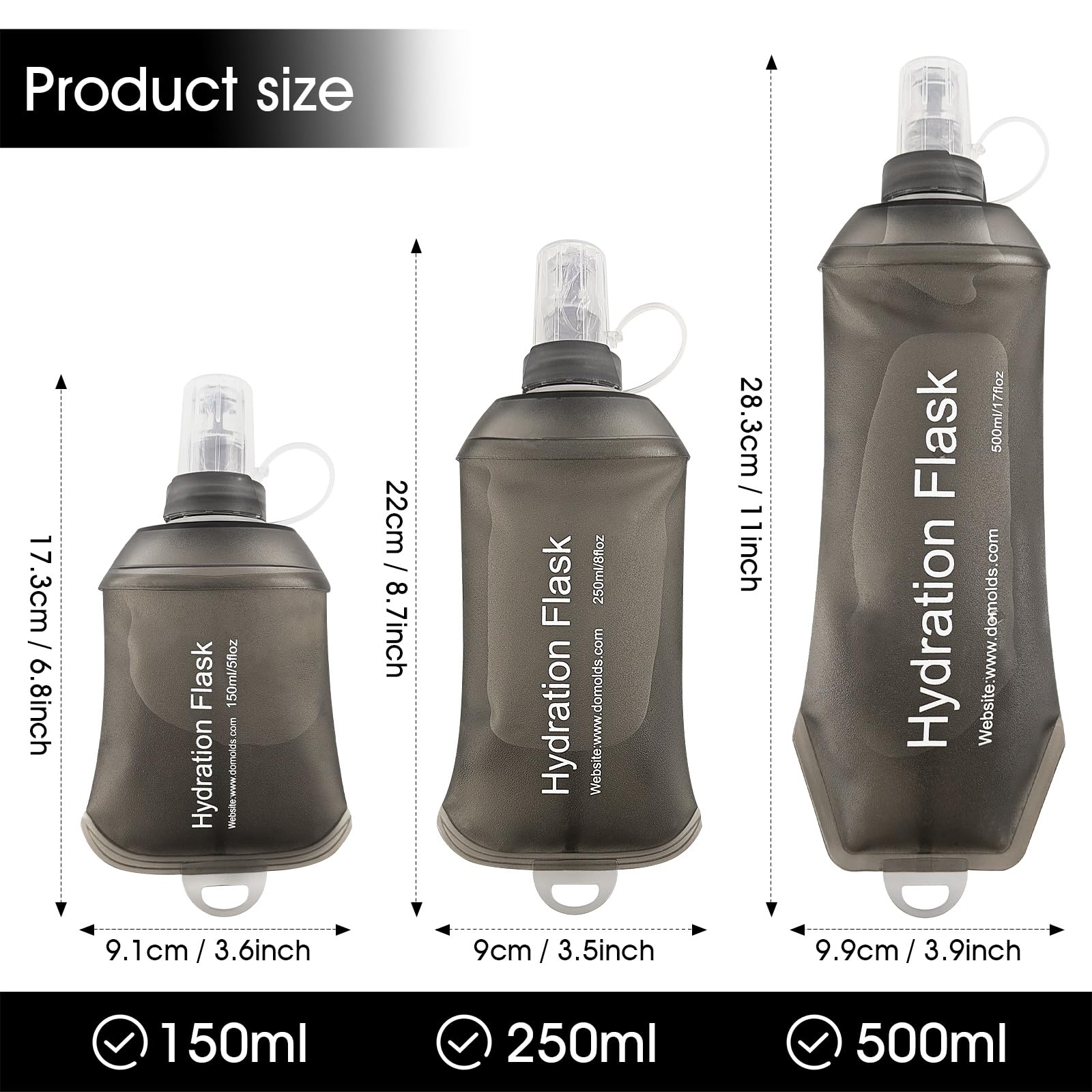 Soft Flask, TPU Collapsible So - Water Bag Collapsible avaliação e preço