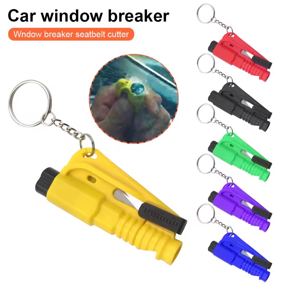 Safety Hammer Car Escape Tool  - Rescue Rope Throw avaliação e preço