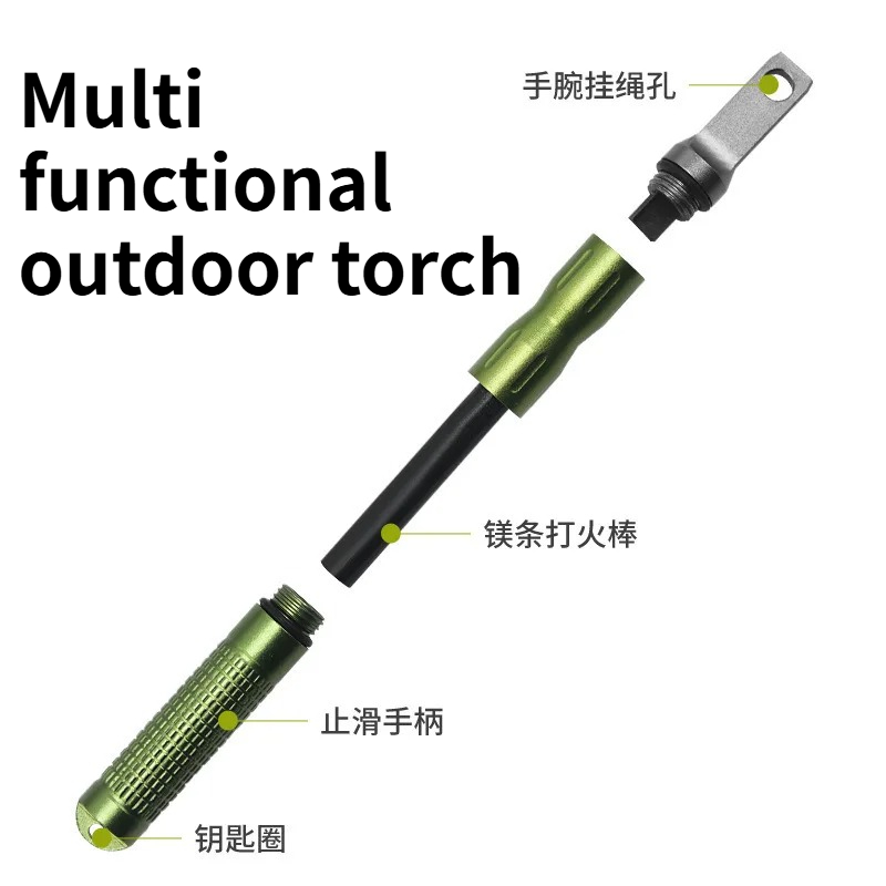 2PCS  Multifunctional Flint Wa - Magnesium Fire Starter avaliação e preço