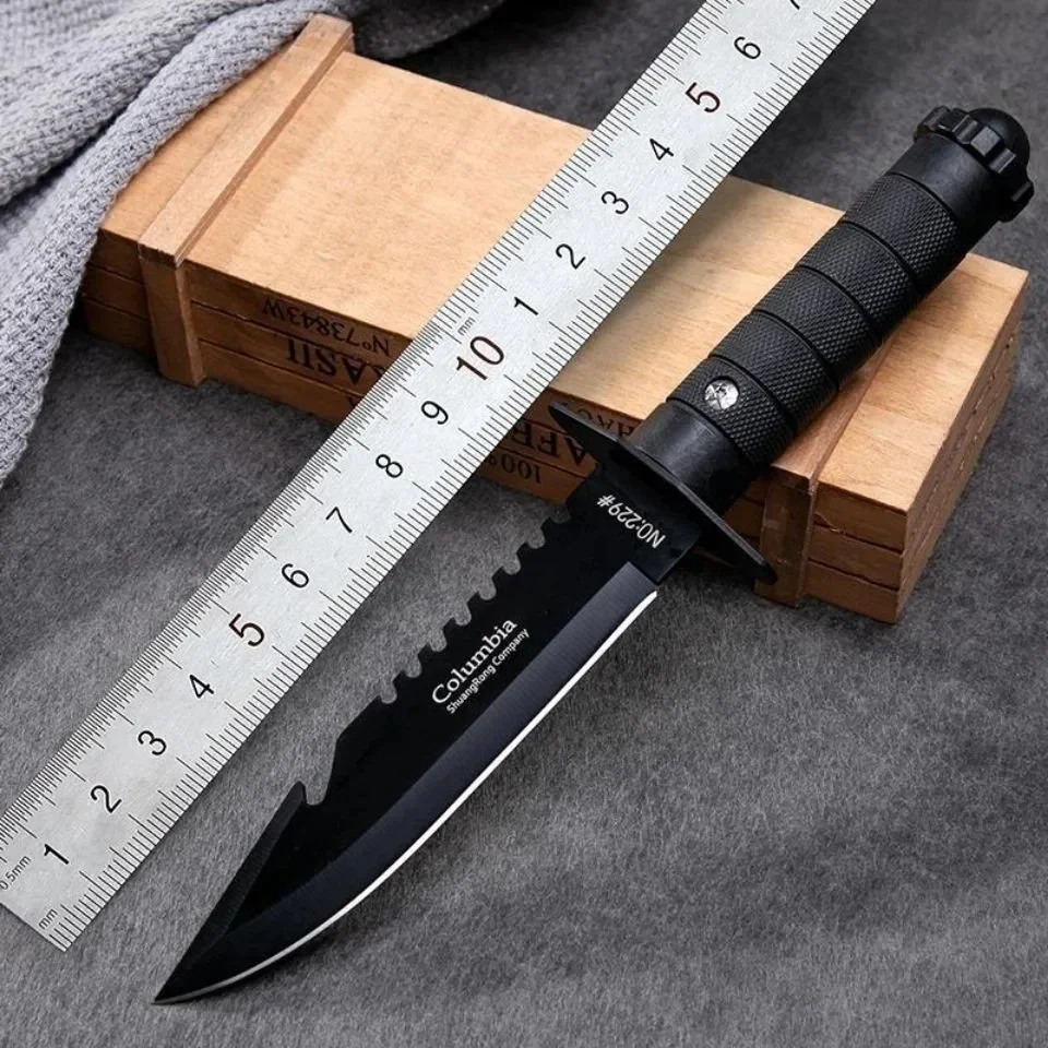 7CR17MOV Camping Outdoor Strai - Bushcraft Knife Fixed avaliação e preço
