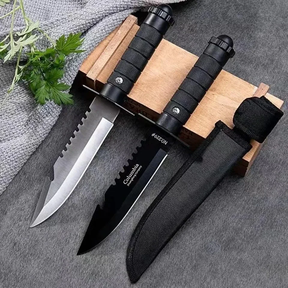 7CR17MOV Camping Outdoor Strai - Bushcraft Knife Fixed avaliação e preço