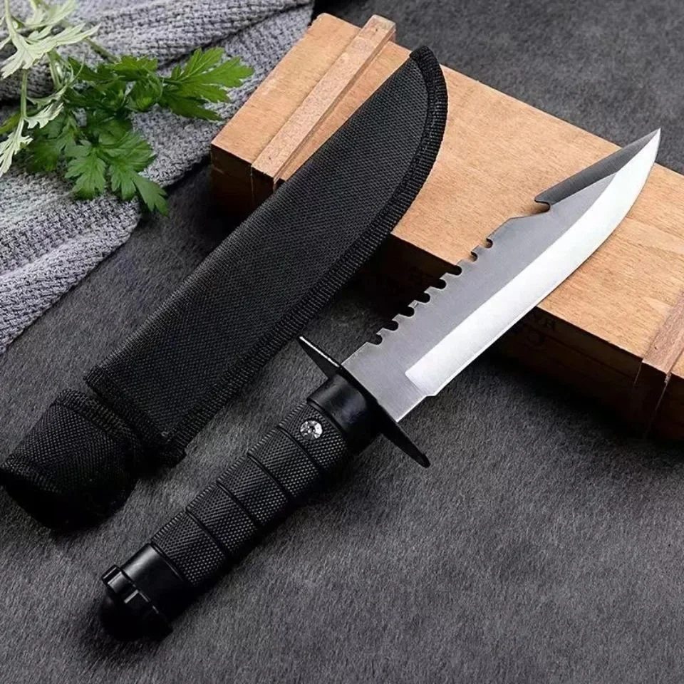 7CR17MOV Camping Outdoor Strai - Bushcraft Knife Fixed avaliação e preço