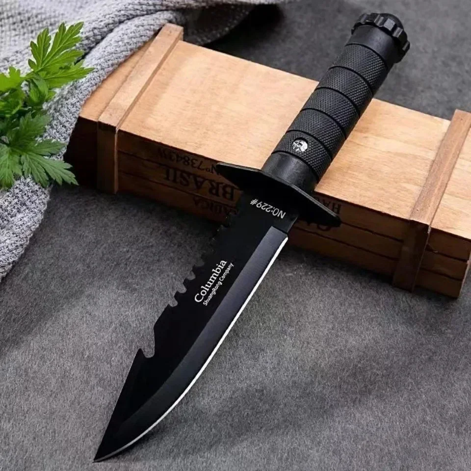 7CR17MOV Camping Outdoor Strai - Bushcraft Knife Fixed avaliação e preço