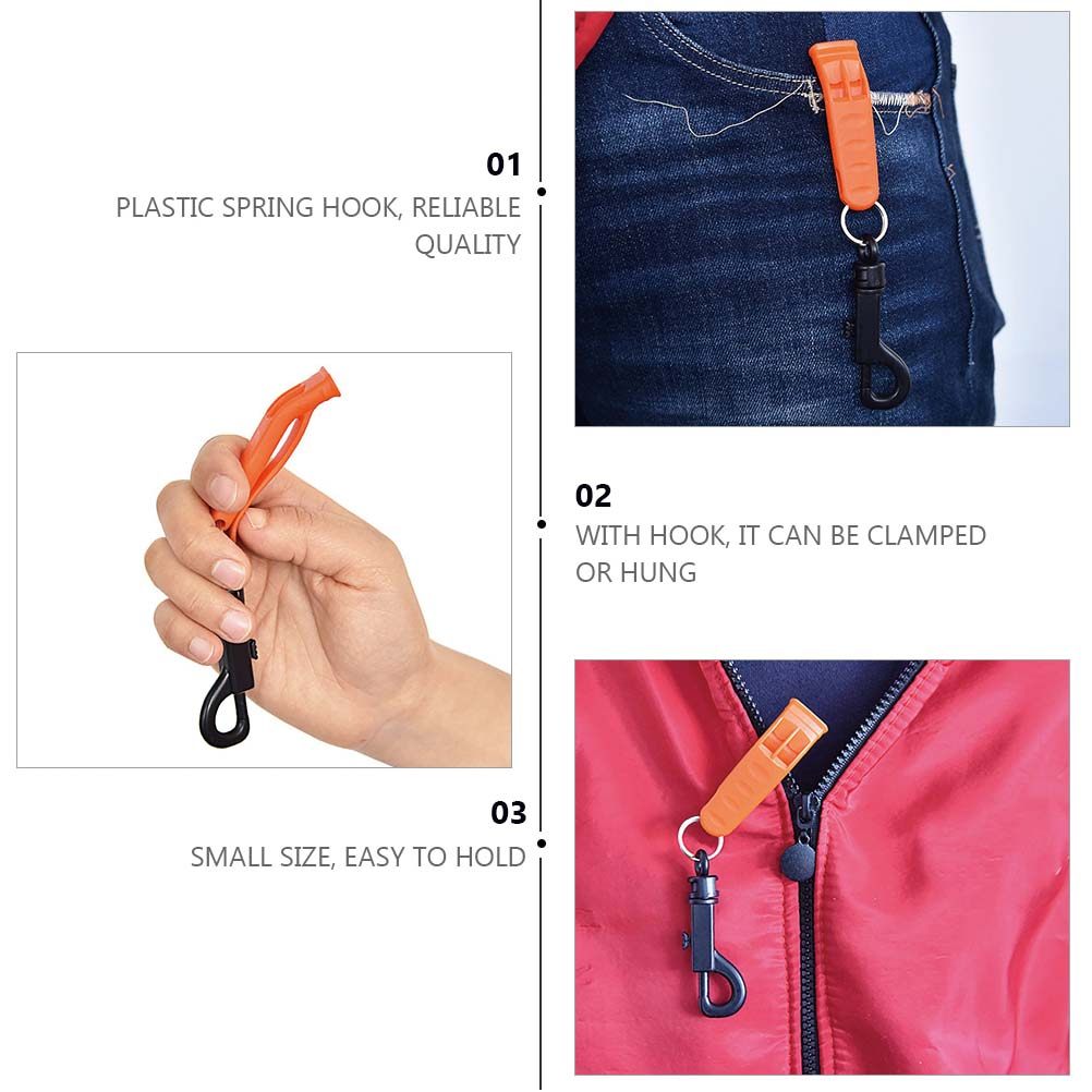 10Pcs Rescue Whistles Plastic  - Emergency Whistle Loud avaliação e preço