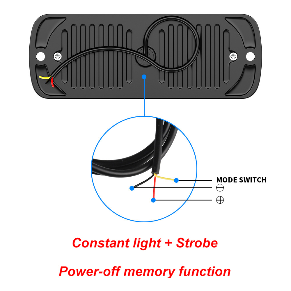 1pcs Led Strobe Warning Light  - Sos Light Strobe avaliação e preço