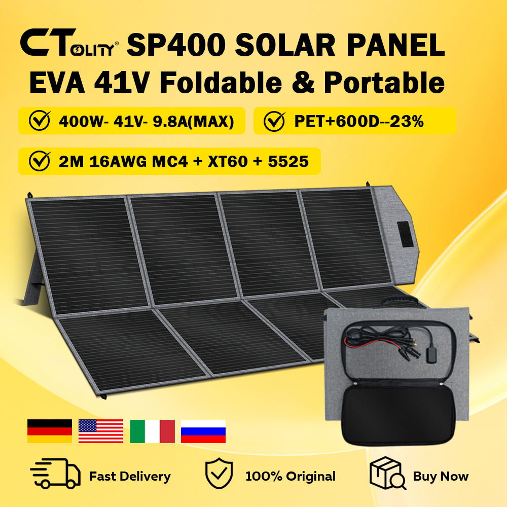 CTOLITY SP400 Portable Solar P - Solar Emergency Charger avaliação e preço