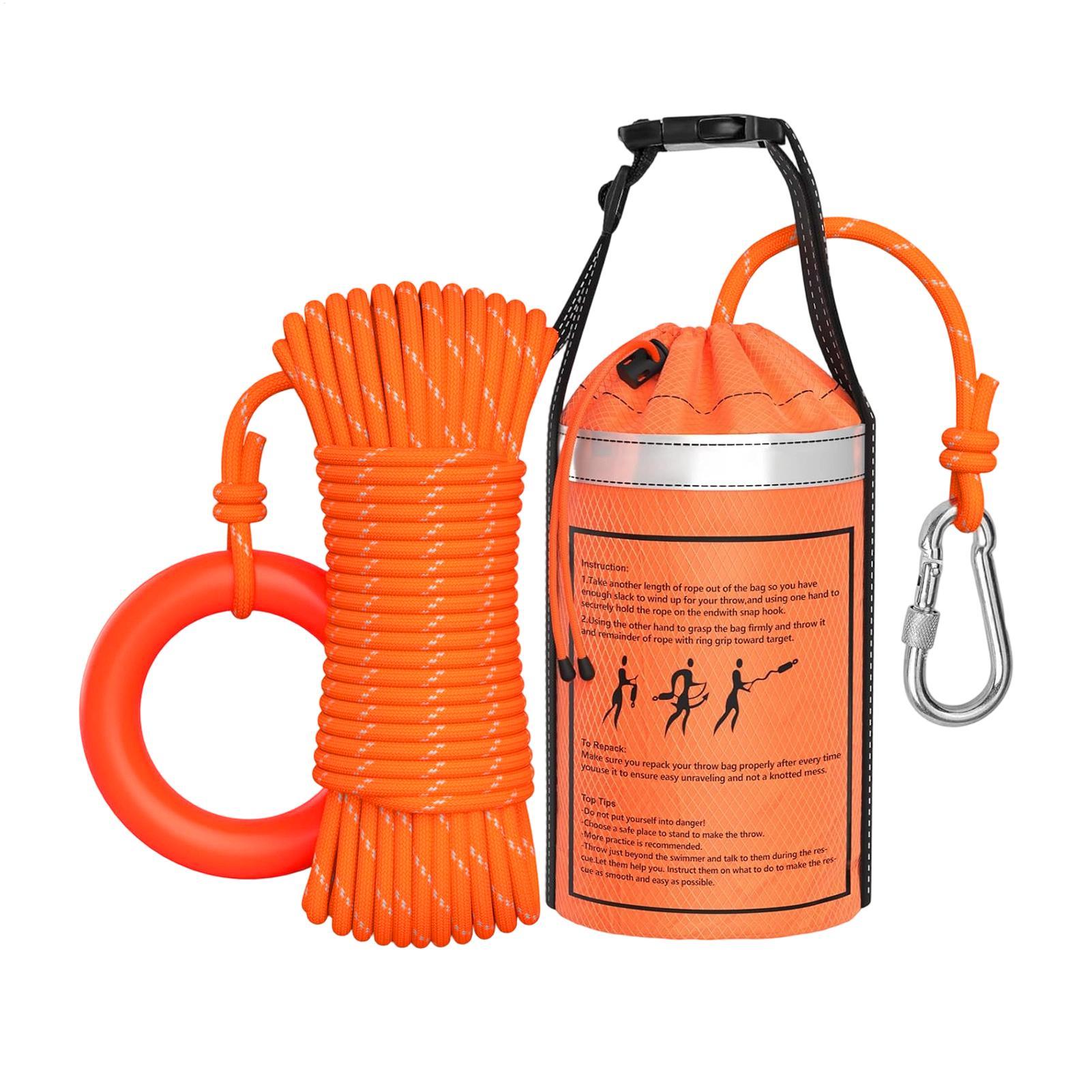 Water Rescue Throw Bag With Ro - Rescue Rope Throw avaliação e preço