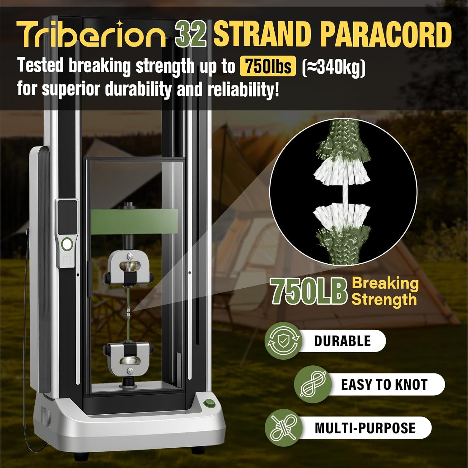 750lb Paracord Rope 1000ft/500 - Para Cord 1000Ft avaliação e preço