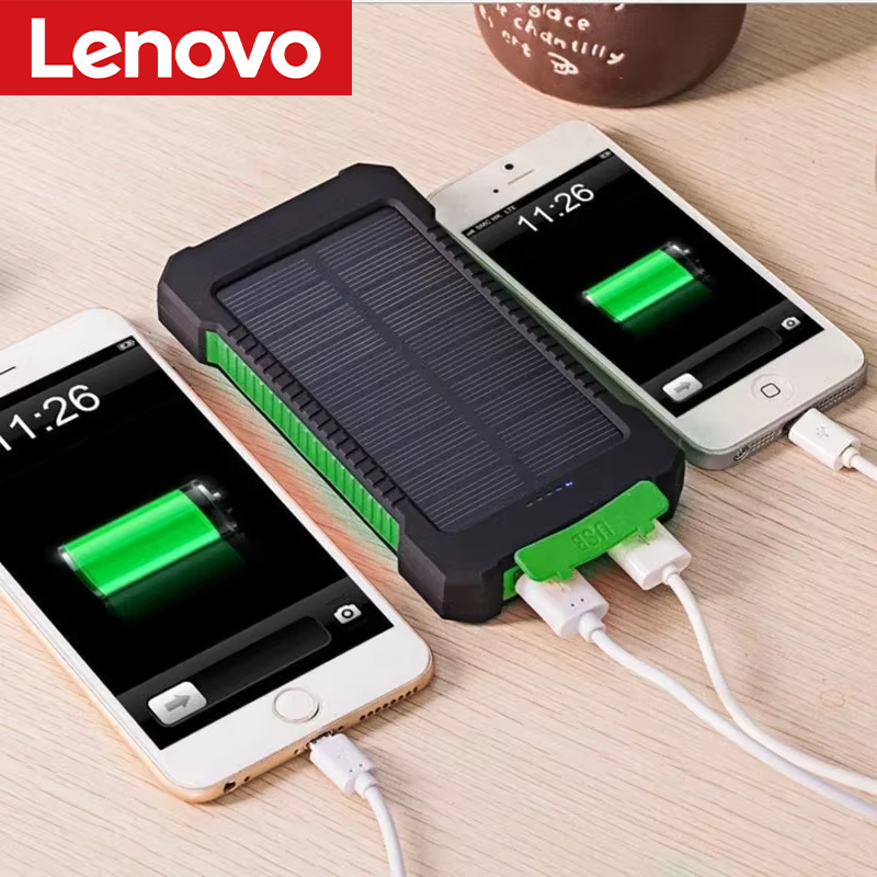 Lenovo 500000mAh Solar Power B - Solar Emergency Charger avaliação e preço