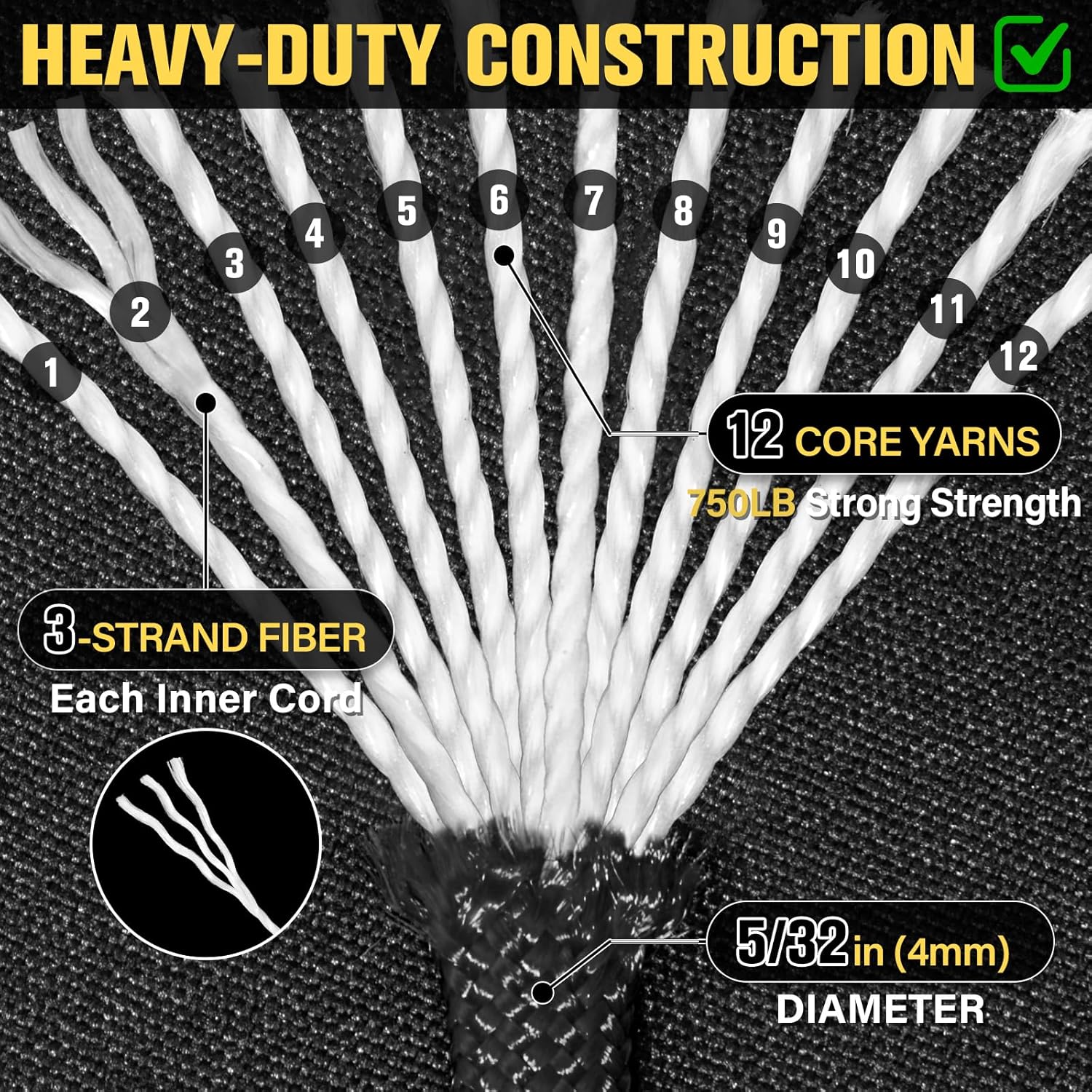 750lb Paracord Rope 1000ft/500 - Para Cord 1000Ft avaliação e preço