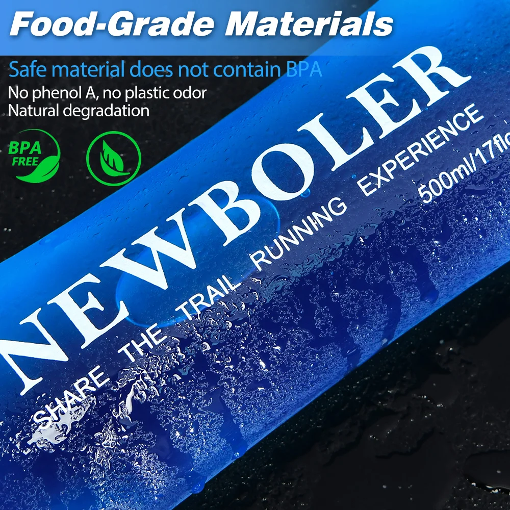 NEWBOLER 300/500ML Water Bottl - Water Bag Collapsible avaliação e preço