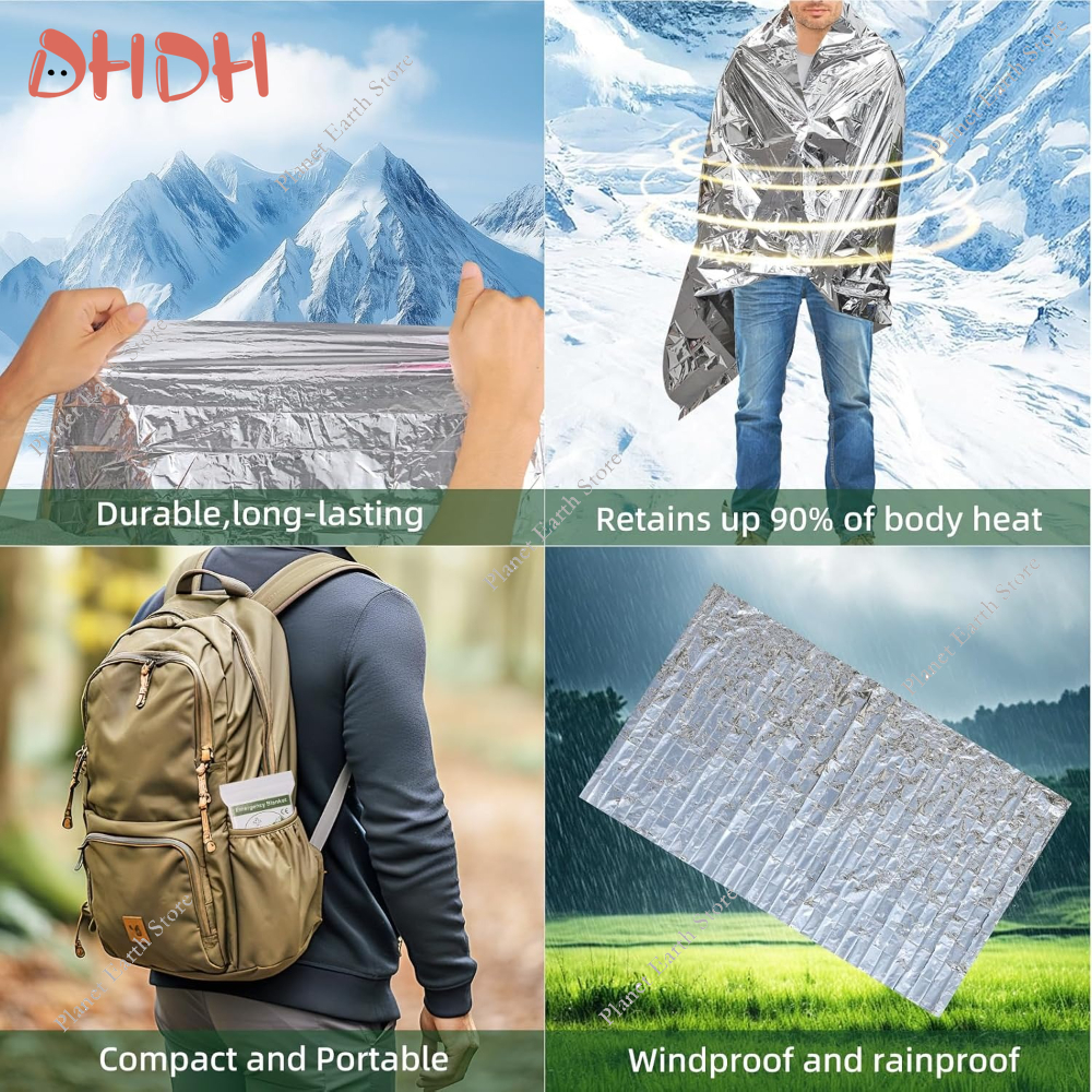 Emergency Thermal Blanket 5/10 - Survival Blanket Reflective avaliação e preço