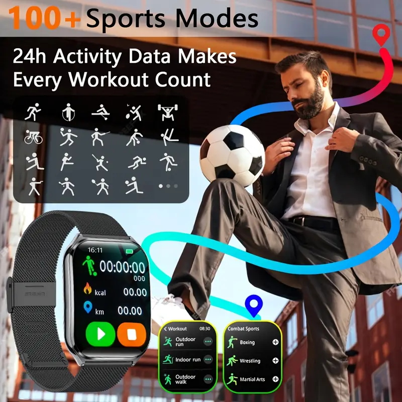 New from DAORKOW Smartwatch 1. - Compass Lensatic avaliação e preço