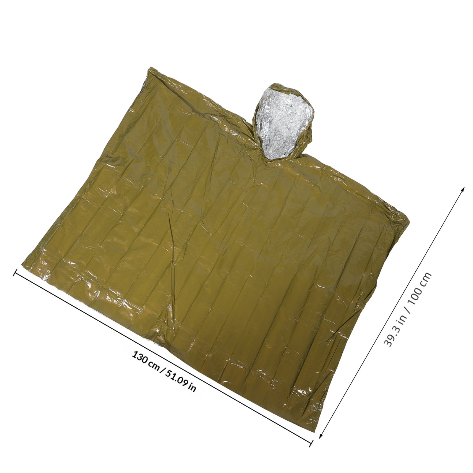 2Pcs Emergency Survival Poncho - Emergency Poncho Rain avaliação e preço