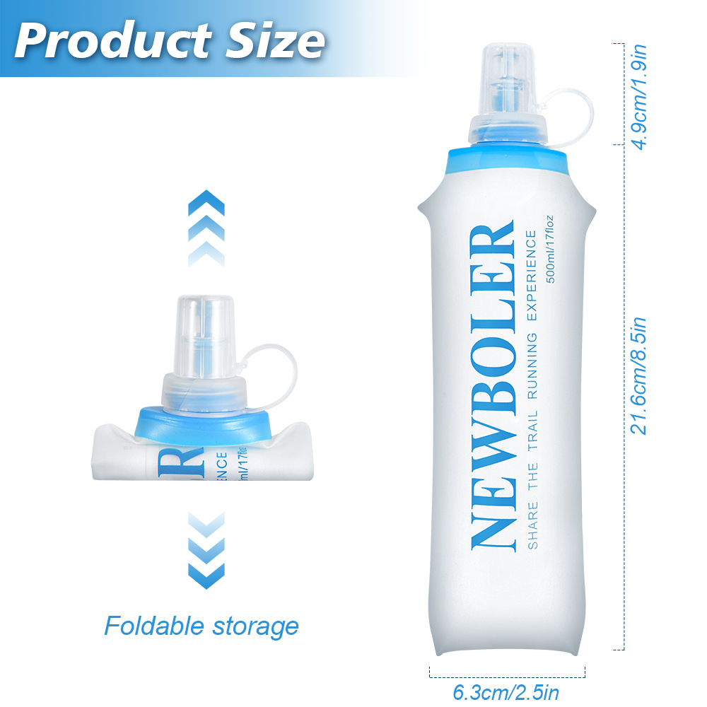 150/250/300/500/750ml Outdoor  - Water Bag Collapsible avaliação e preço