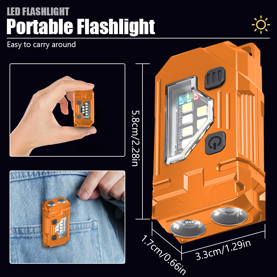 Mini Keychain EDC Flashlight R - Fishing Kit Compact avaliação e preço