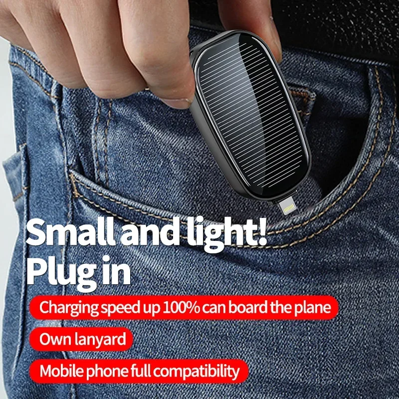 1200mAh Solar Mini Power Bank  - Solar Emergency Charger avaliação e preço