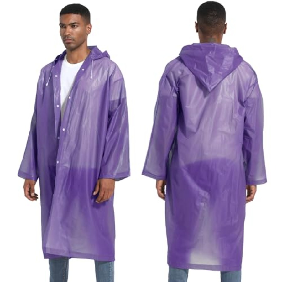 Rain Ponchos for Adults Rainco - Emergency Poncho Rain avaliação e preço