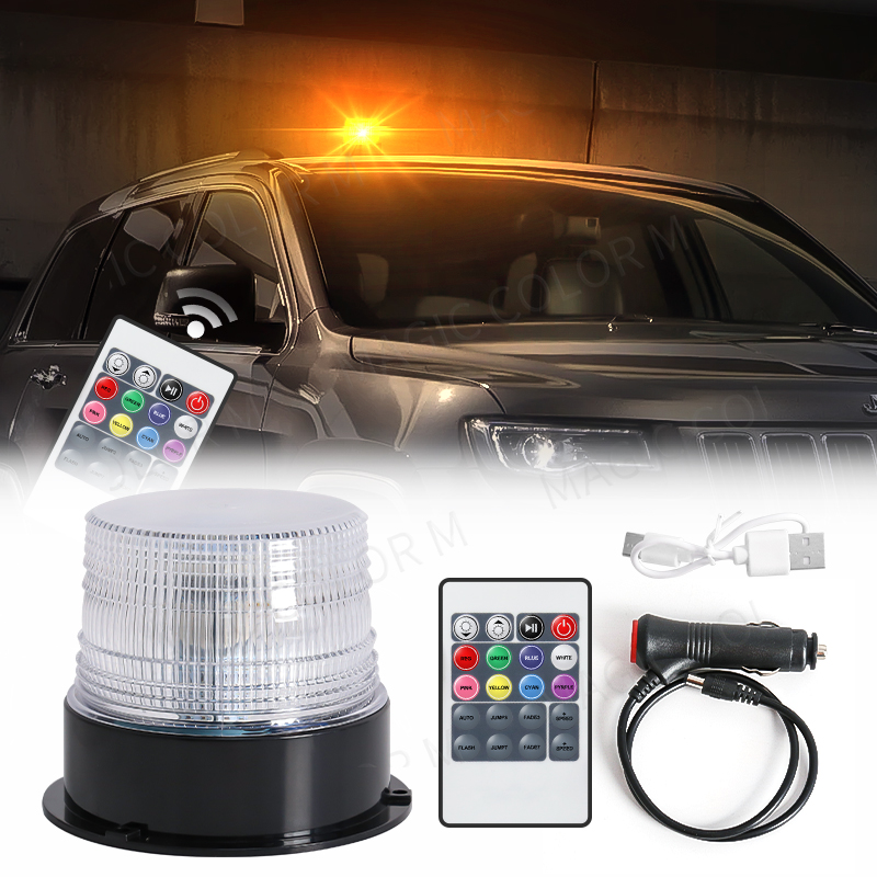 RGB LED Car Strobe Warning Lig - Sos Light Strobe avaliação e preço