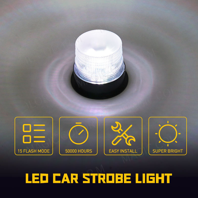 RGB LED Car Strobe Warning Lig - Sos Light Strobe avaliação e preço