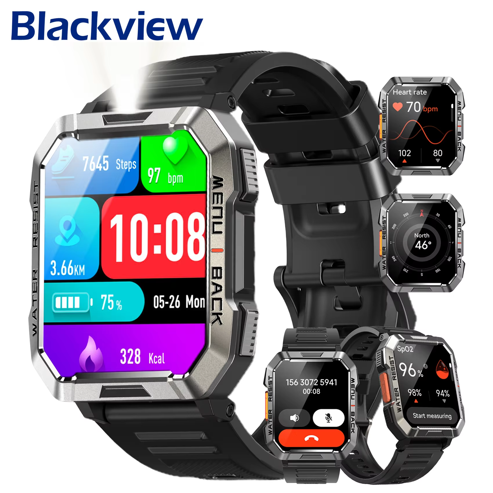 Blackview W60 Waterproof Smart - Compass Lensatic avaliação e preço