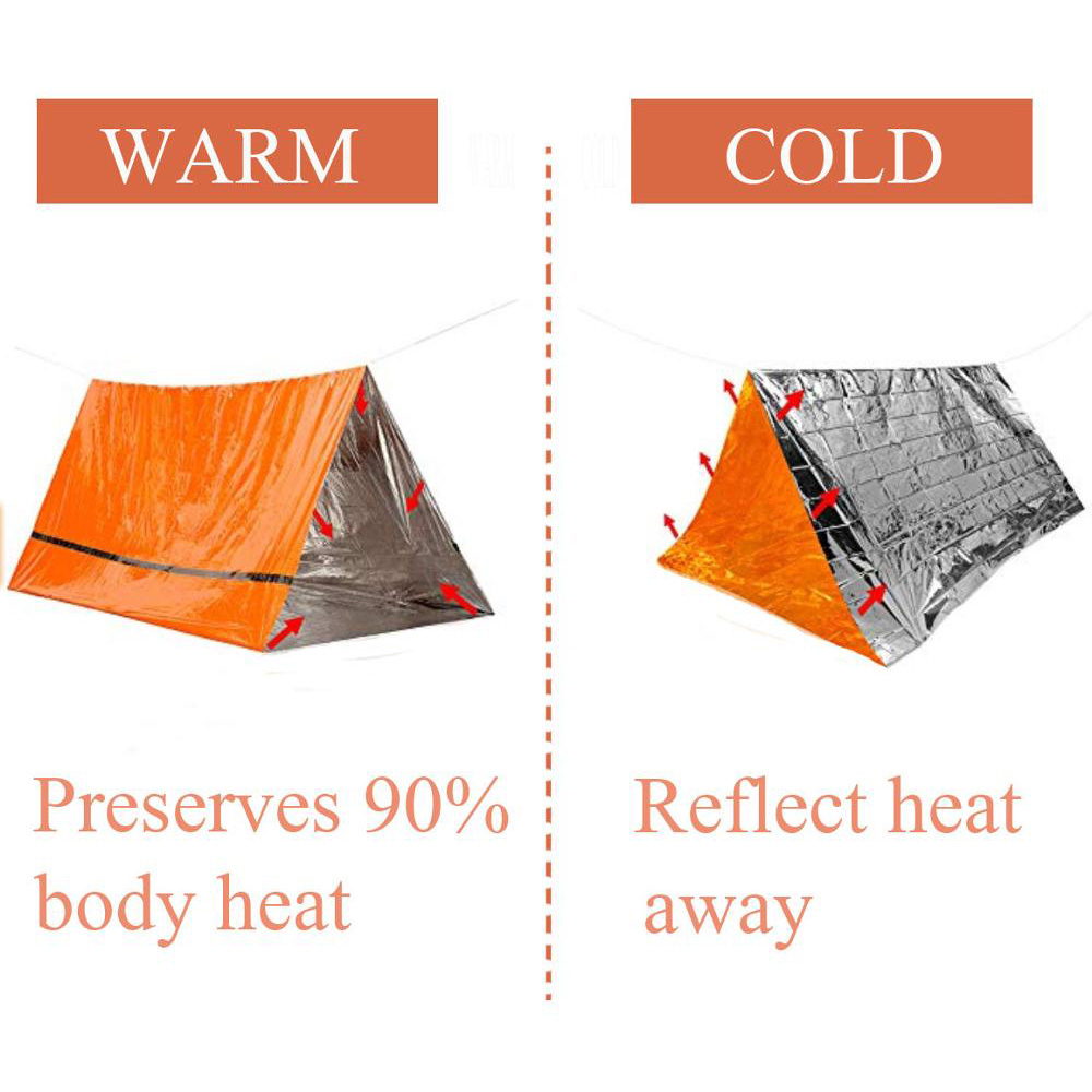 2 Person Emergency Shelter Biv - Emergency Mylar Tent avaliação e preço