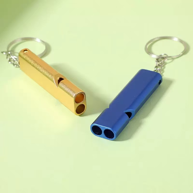 1/2Pcs Random Color Single/Dou - Emergency Whistle Loud avaliação e preço