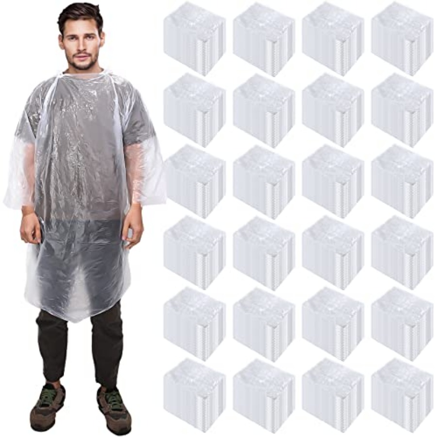 150 Pcs Disposable Rain Poncho - Emergency Poncho Rain avaliação e preço