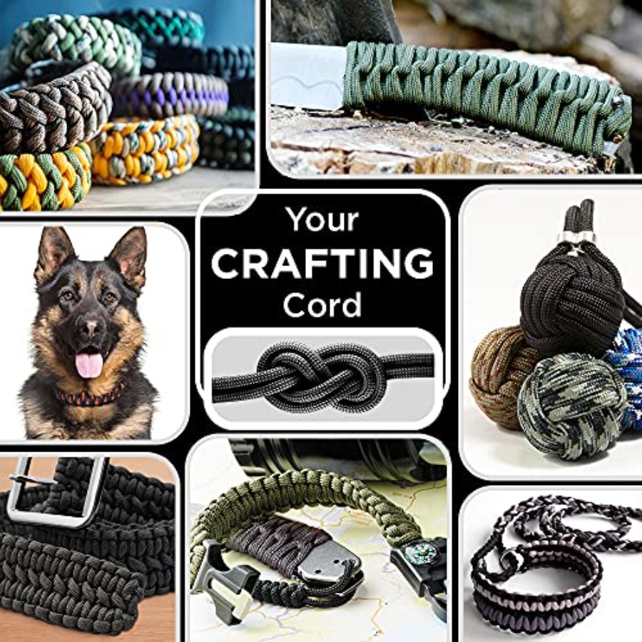 Paracord Type III 550 Desert C - Para Cord 1000Ft avaliação e preço