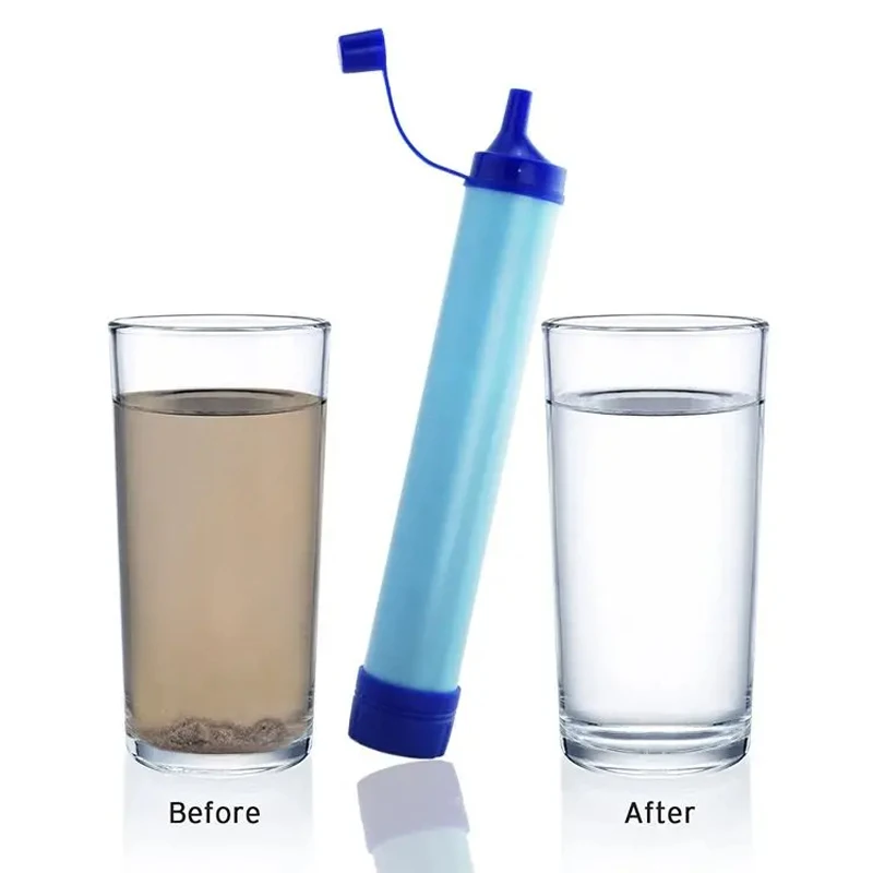 1pc Outdoor Mini Water Filter  - Water Purification Straw avaliação e preço