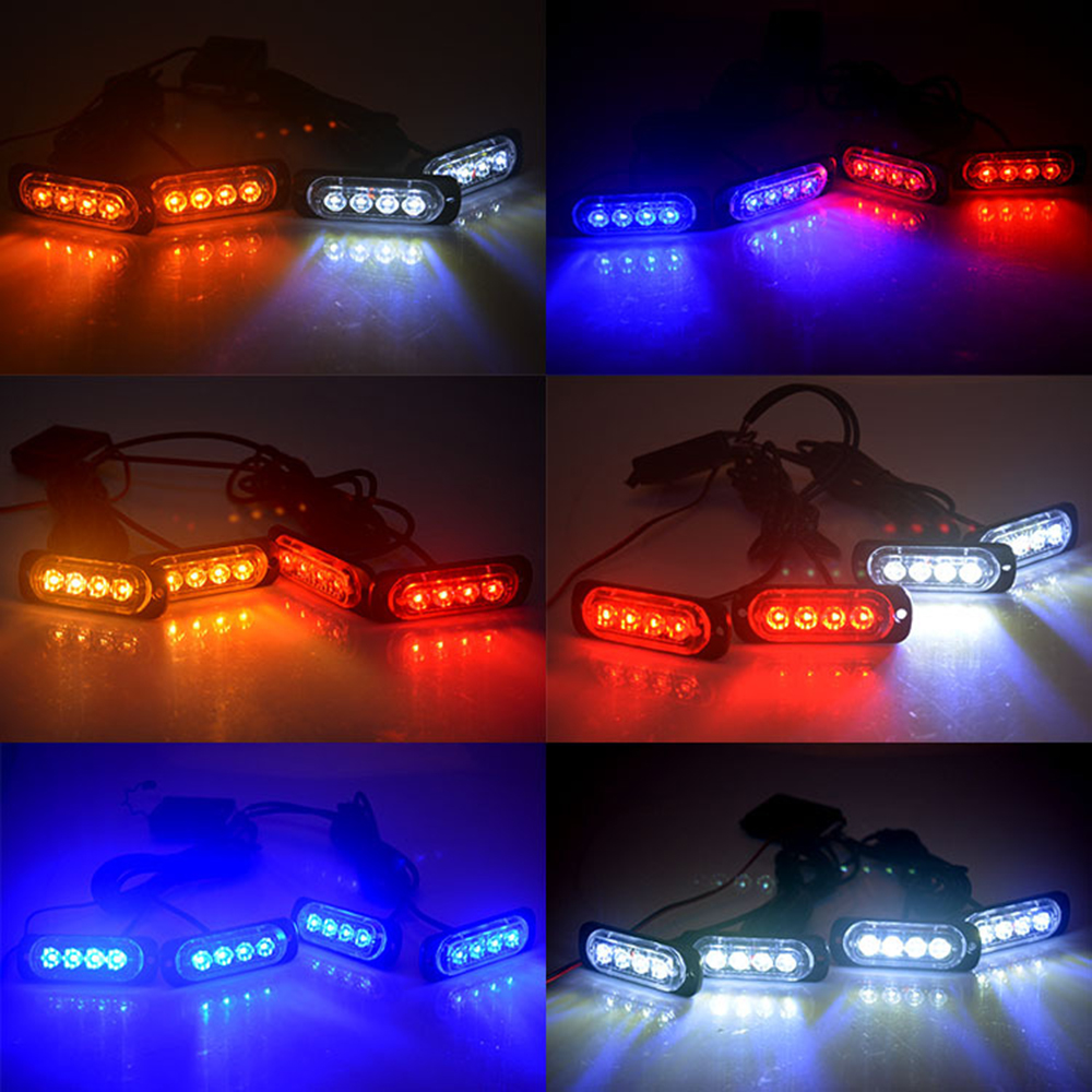 Wireless Grille Police Lights  - Sos Light Strobe avaliação e preço