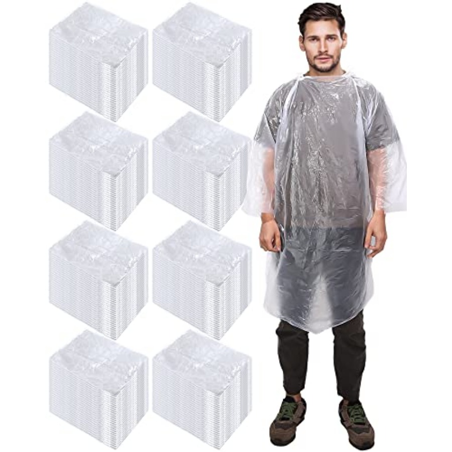 120 Pack Disposable Rain Ponch - Emergency Poncho Rain avaliação e preço