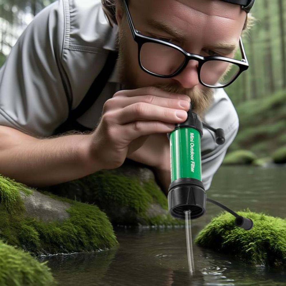 Mini Mini Water Filter Straw S - Water Purification Straw avaliação e preço