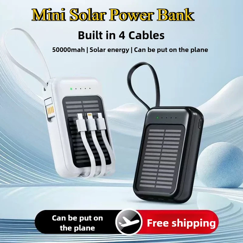 50000mAh Solar Power Bank Supe - Solar Emergency Charger avaliação e preço