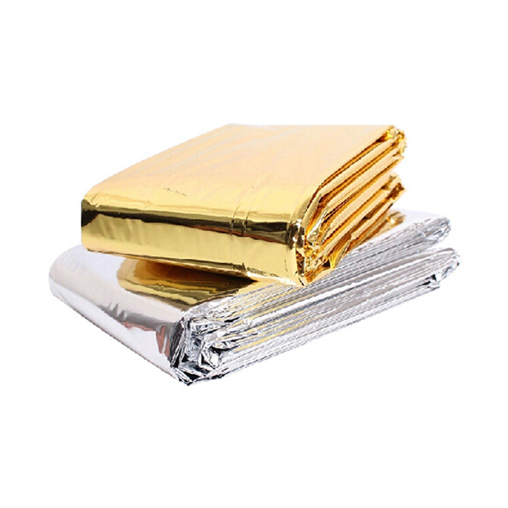 Emergency Blanket Silver Golde - Survival Blanket Reflective avaliação e preço