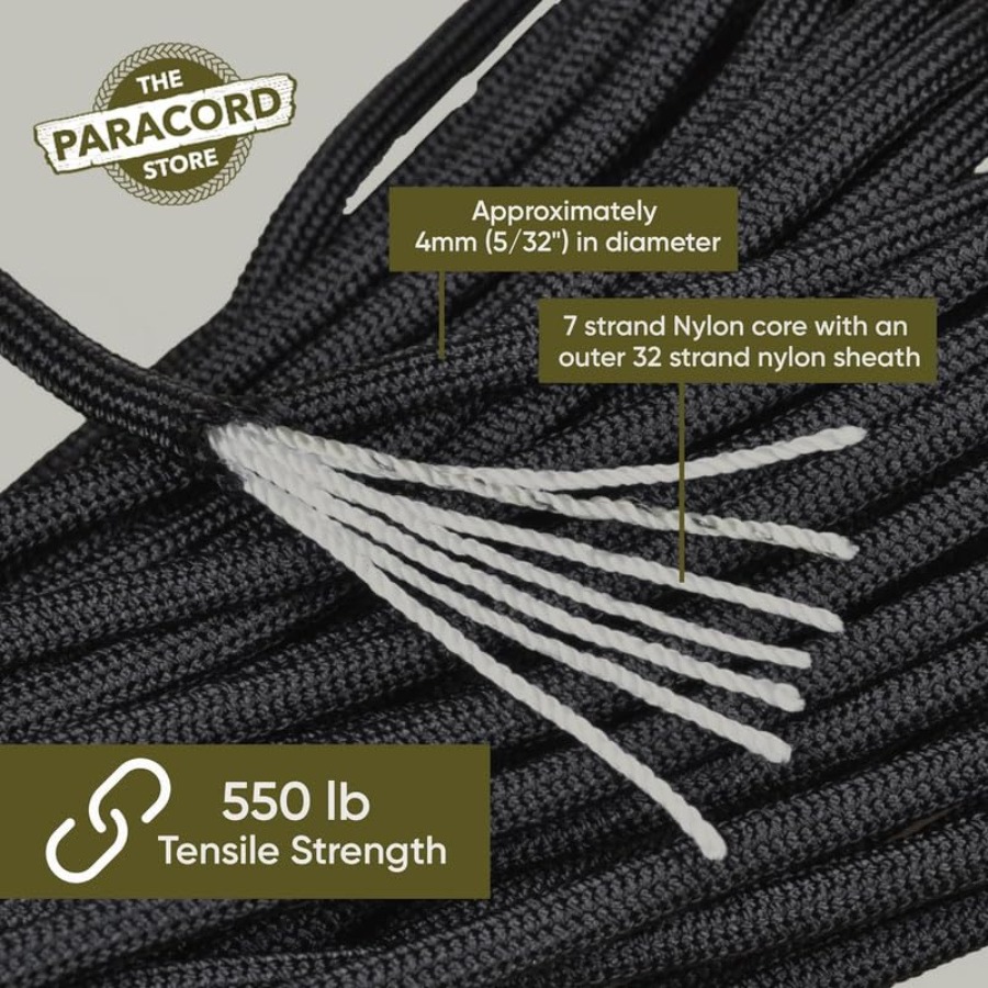 Type III 550 Paracord - 1000 F - Para Cord 1000Ft avaliação e preço