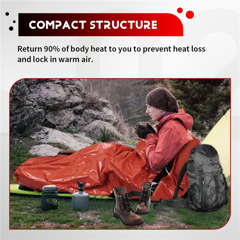 【STOCK】Emergency Sleeping Bag  - Bivy Bag Emergency avaliação e preço