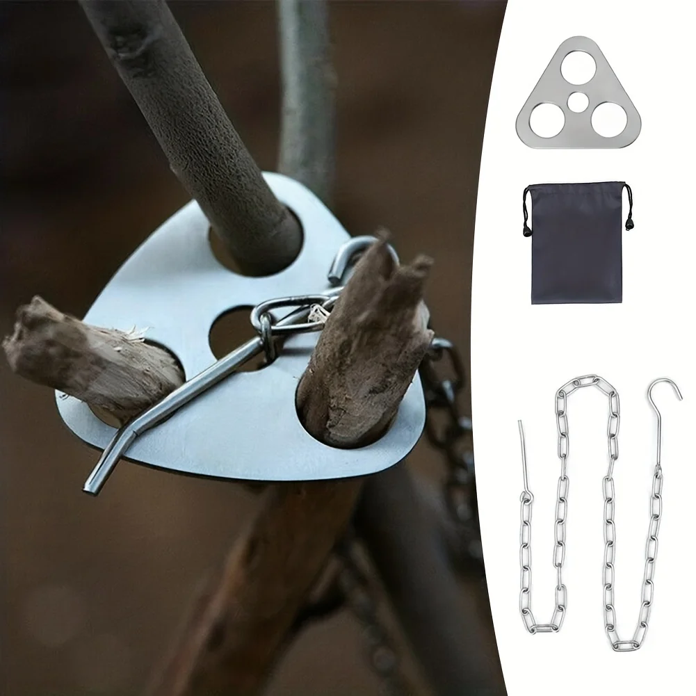 Outdoor BBQ Tripod Portable De - Fire Starting Kit avaliação e preço