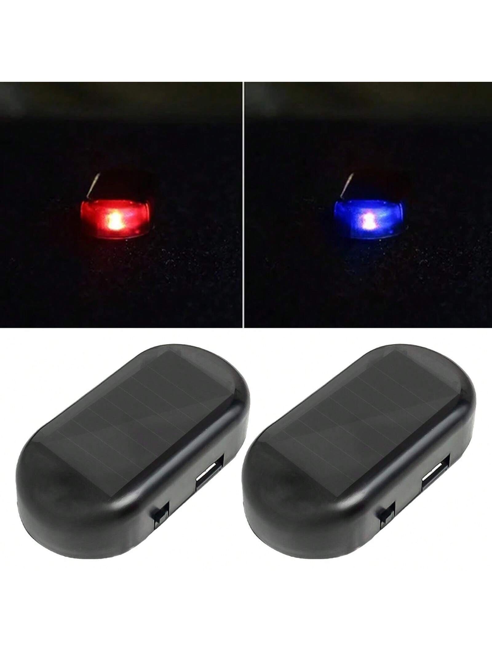 1PCS Black Shell Fake Solar Po - Sos Light Strobe avaliação e preço