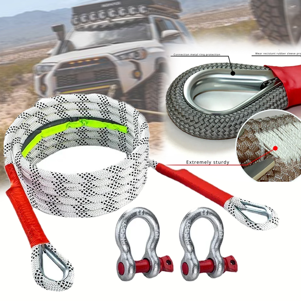 New Car Tow Strap 4x4 Offroad  - Rescue Rope Throw avaliação e preço