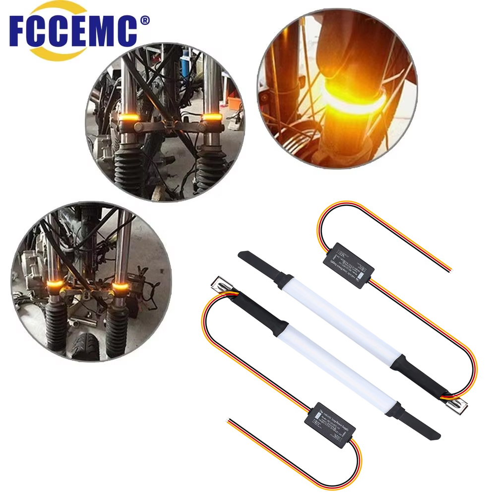 2Pcs LED Motorcycle Turn Signa - Sos Light Strobe avaliação e preço