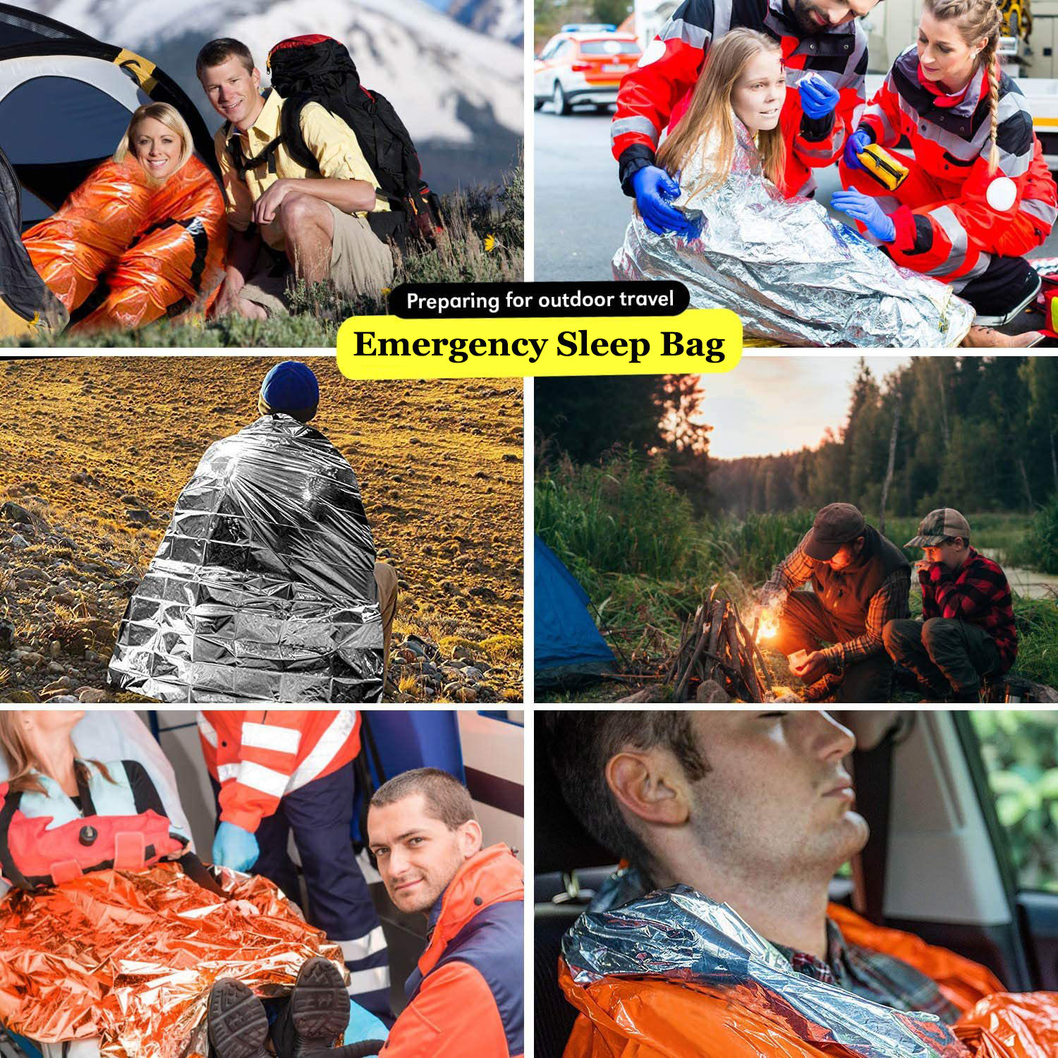Portable Waterproof Emergency  - Emergency Mylar Tent avaliação e preço