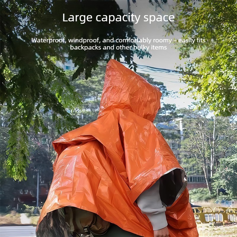 1-10PCS Emergency Blanket Ponc - Survival Blanket Reflective avaliação e preço