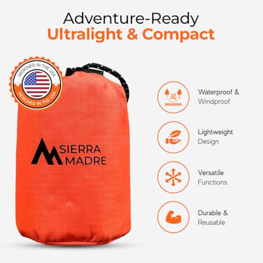 Emergency Sleeping Bag Ultrali - Emergency Mylar Tent avaliação e preço