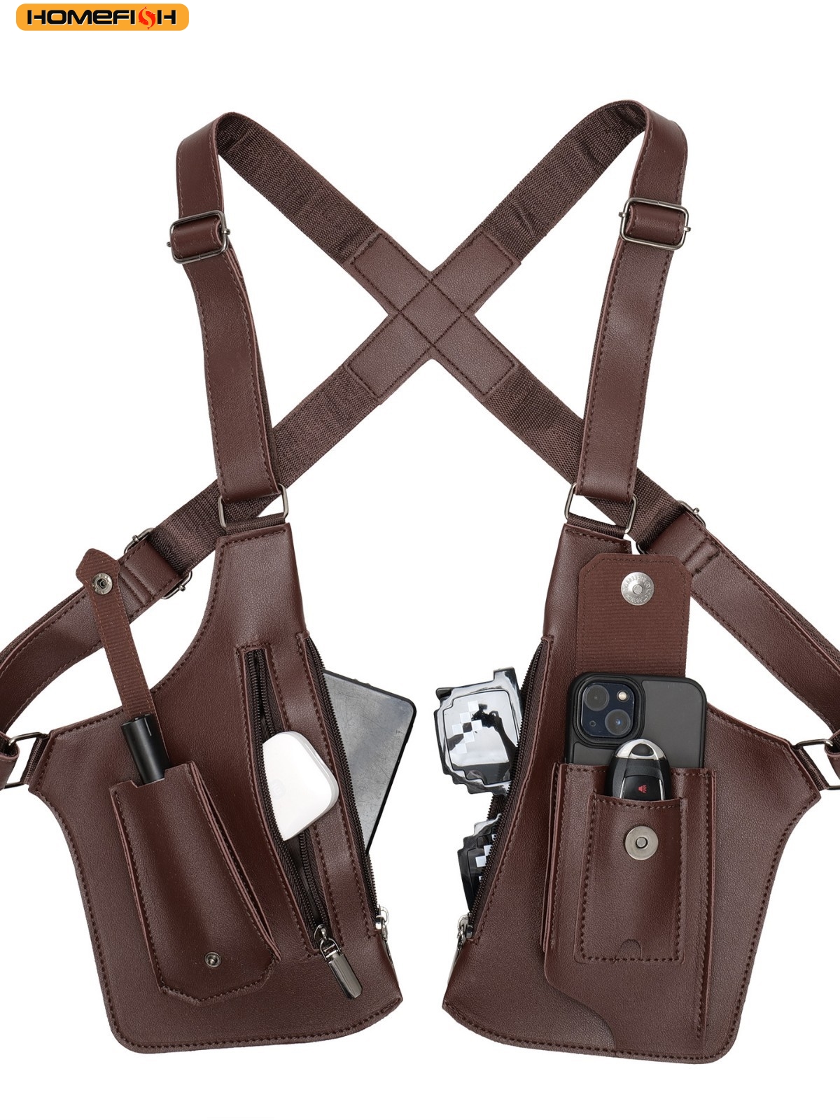 HOMEFISH Double Shoulder Strap - Fishing Kit Compact avaliação e preço